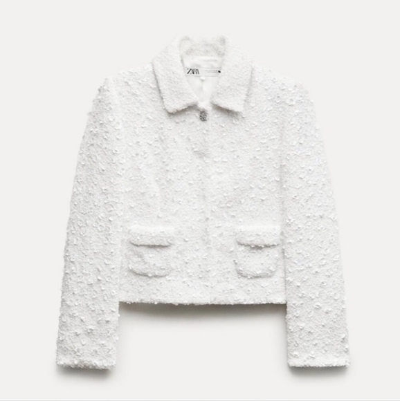 Zara 2 piece matching set textured sequin beaded - Picture 13 of 17